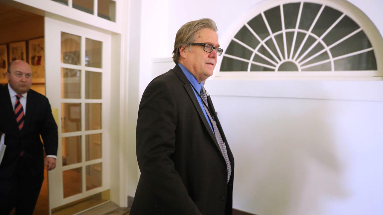 Former chief strategist under President Trump Steve Bannon says President Trump should demand a full impeachment trial because he has the facts on his side. 