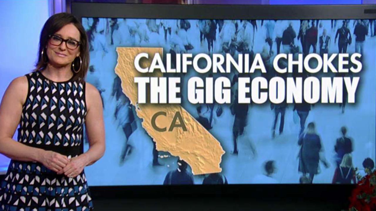 FOX Business’ Kennedy discusses a new California bill, AB 5, and calls it ‘heartless’ because of how it will impact freelancers. Capitalist Pig hedge fund’s Jonathan Hoenig also weighs in.