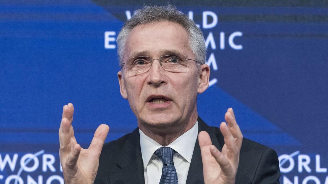 NATO Secretary General Jens Stoltenberg argues NATO is becoming stronger as President Trump spurs allies to invest more in their militaries.