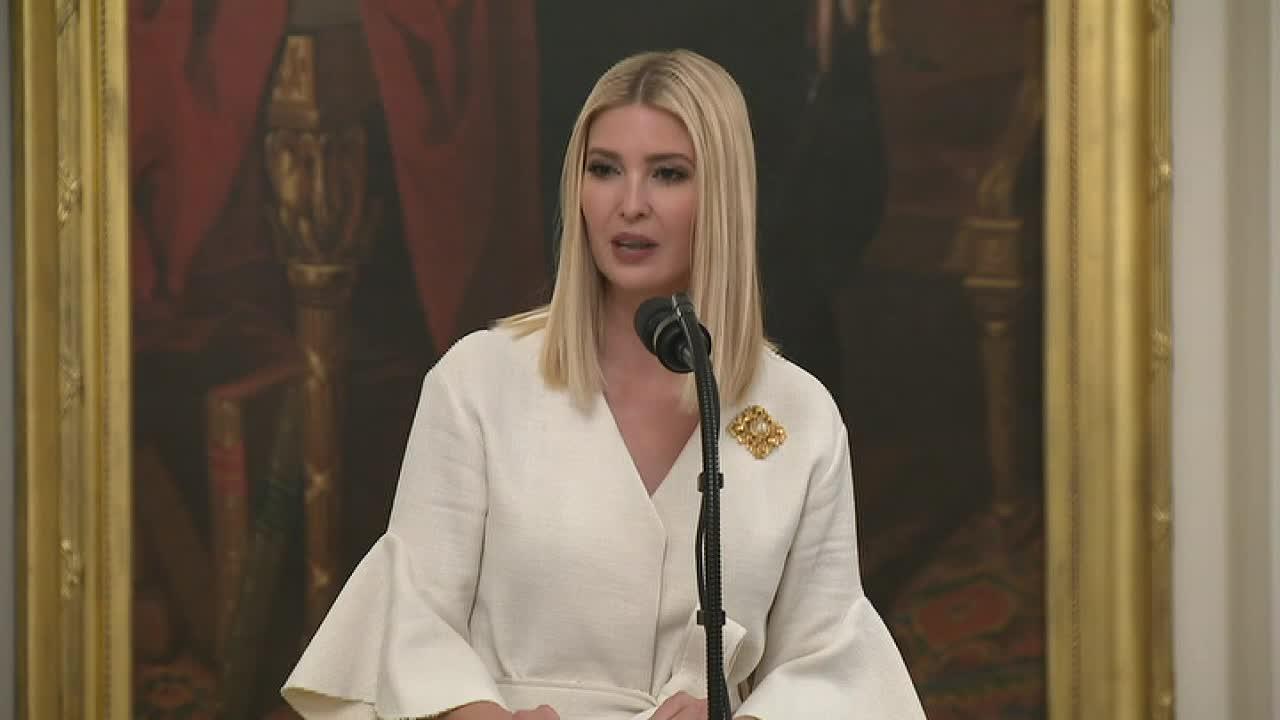 Senior adviser to the president Ivanka Trump discusses efforts being made to prevent human trafficking and tells the success story of a survivor.