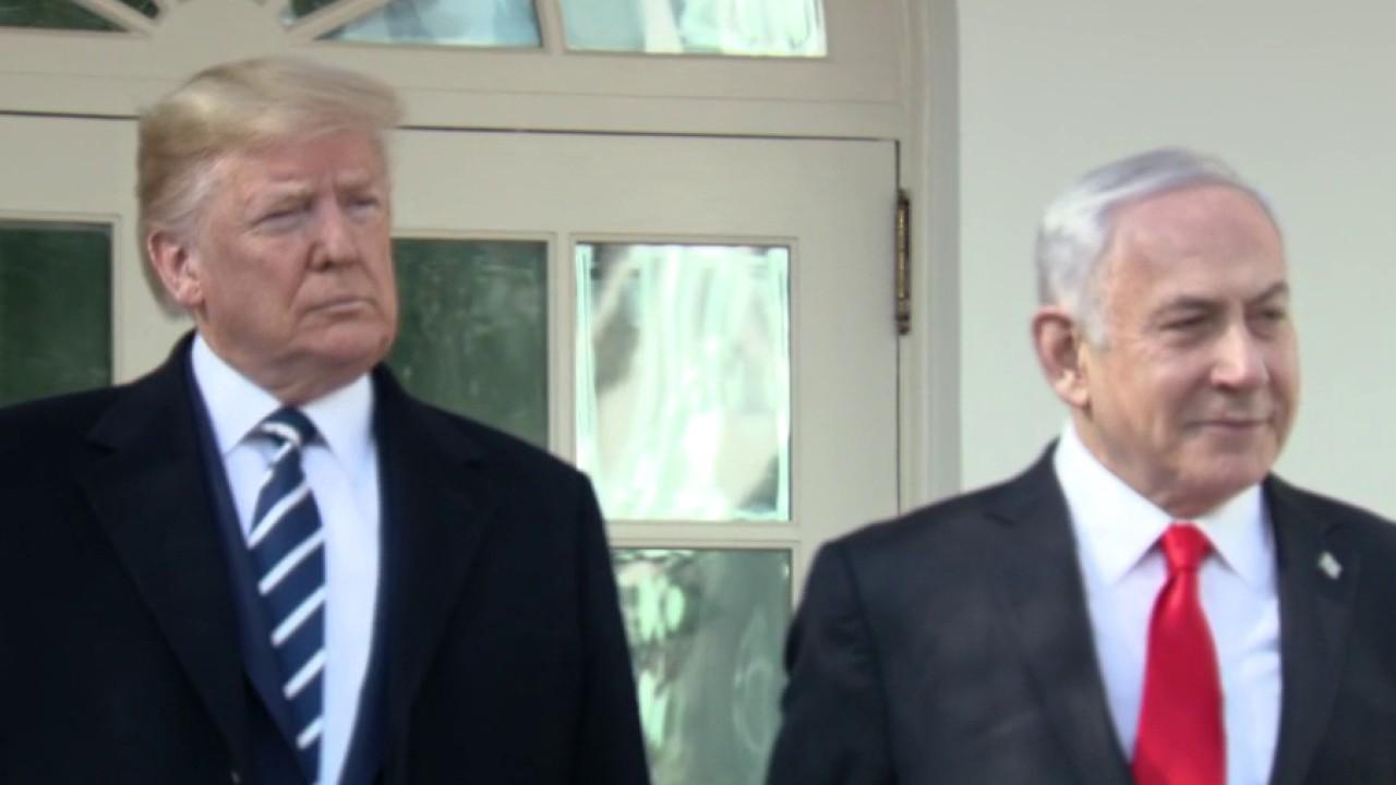 President Trump and Israeli Prime Minister Benjamin Netanyahu speak about their Middle East peace plan and Netanyahu thanks Trump for his support.