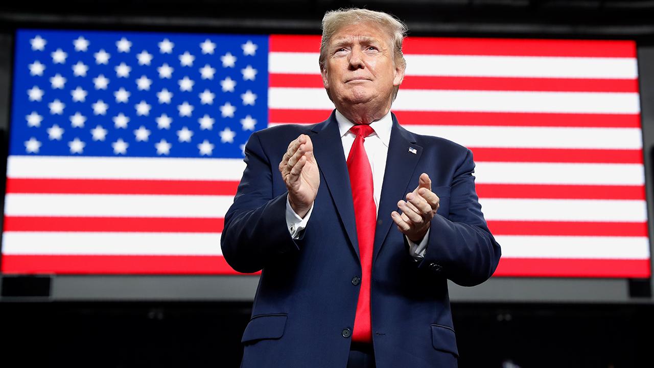 President Trump discusses increased investment in the steel industry and the China trade deal while speaking to supporters at a ‘Keep America Great’ rally in Toledo, Ohio.