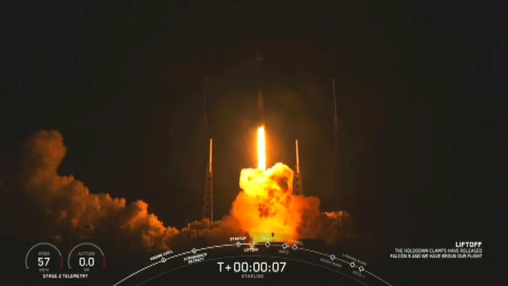 SpaceX launches 60 Starlink satellites into orbit Monday night from Cape Canaveral, Fla. 