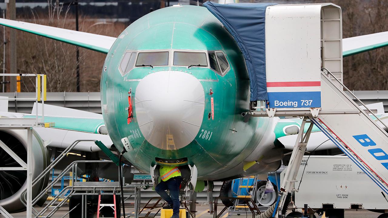 Fox Business Briefs: Boeing's new CEO David Calhoun says production of the 737 Max will resume in spring and dismisses the idea the troubled jet will never fly again; Burger King adds the Impossible Whopper to the chain's two-for-$6 discount menu after sales of the burger went down.