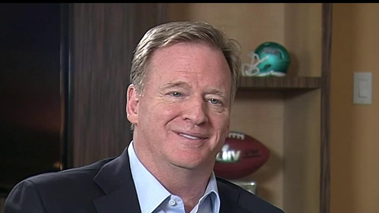 NFL Commissioner Roger Goodell discusses the NFL’s celebration of its 100-year anniversary and the importance of the Super Bowl in people’s lives.