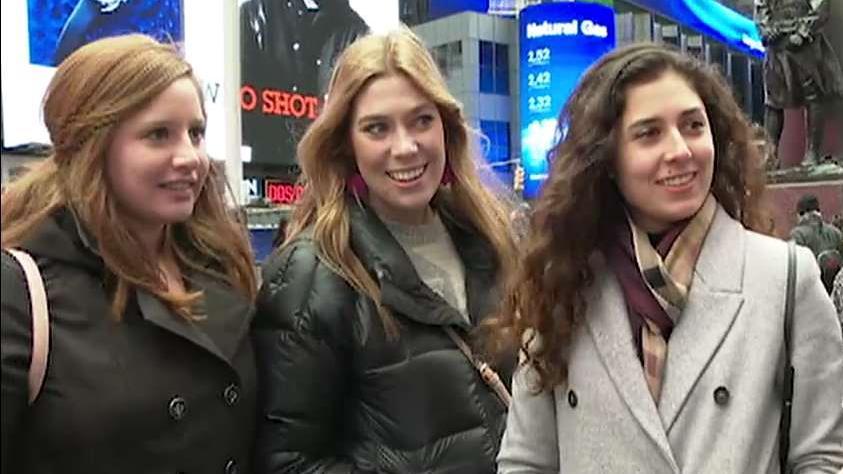 Radio host Mike Gunzelman talks to millennials in Times Square in New York City about how they spend their money and if they're invested in the stock market.