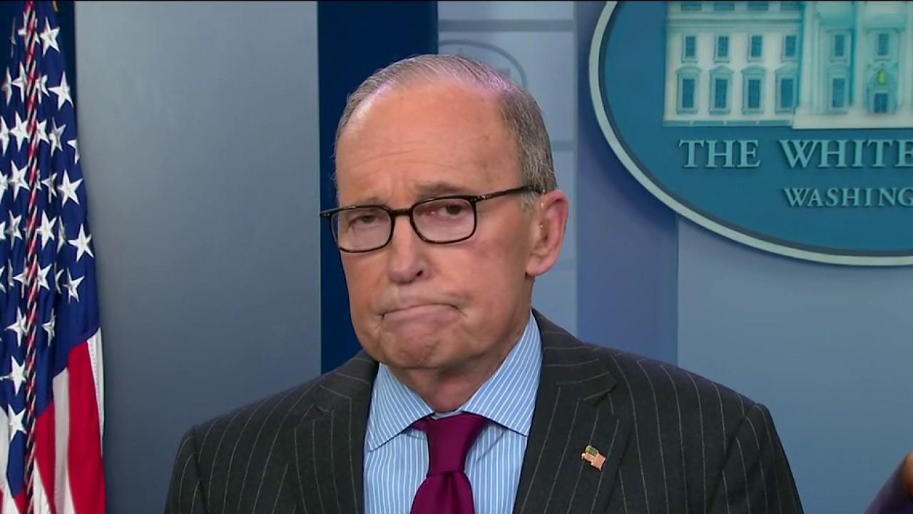 In light of the coronavirus pandemic, White House economic council director Larry Kudlow says he doesn't anticipate it will greatly impact the economy, but the United States is still helping China.
