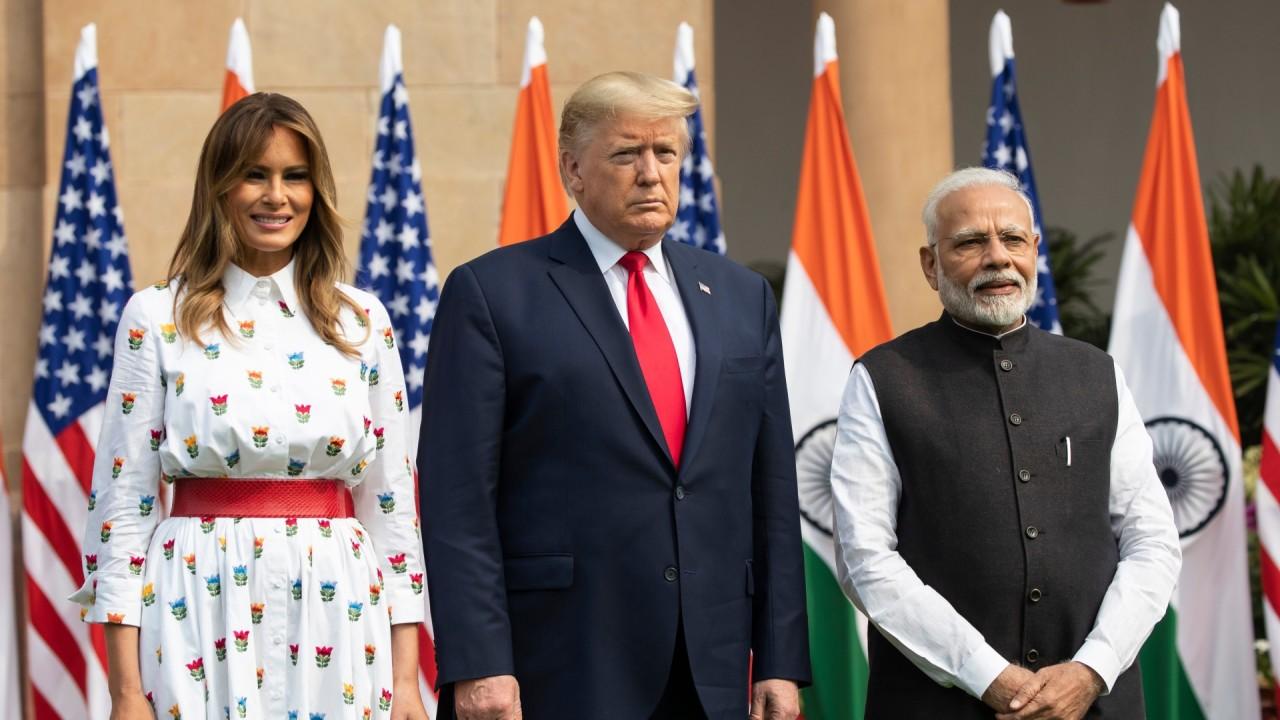 President Trump discusses his the investments Indian businesses will be making in the U.S. as well as the military and energy purchases.