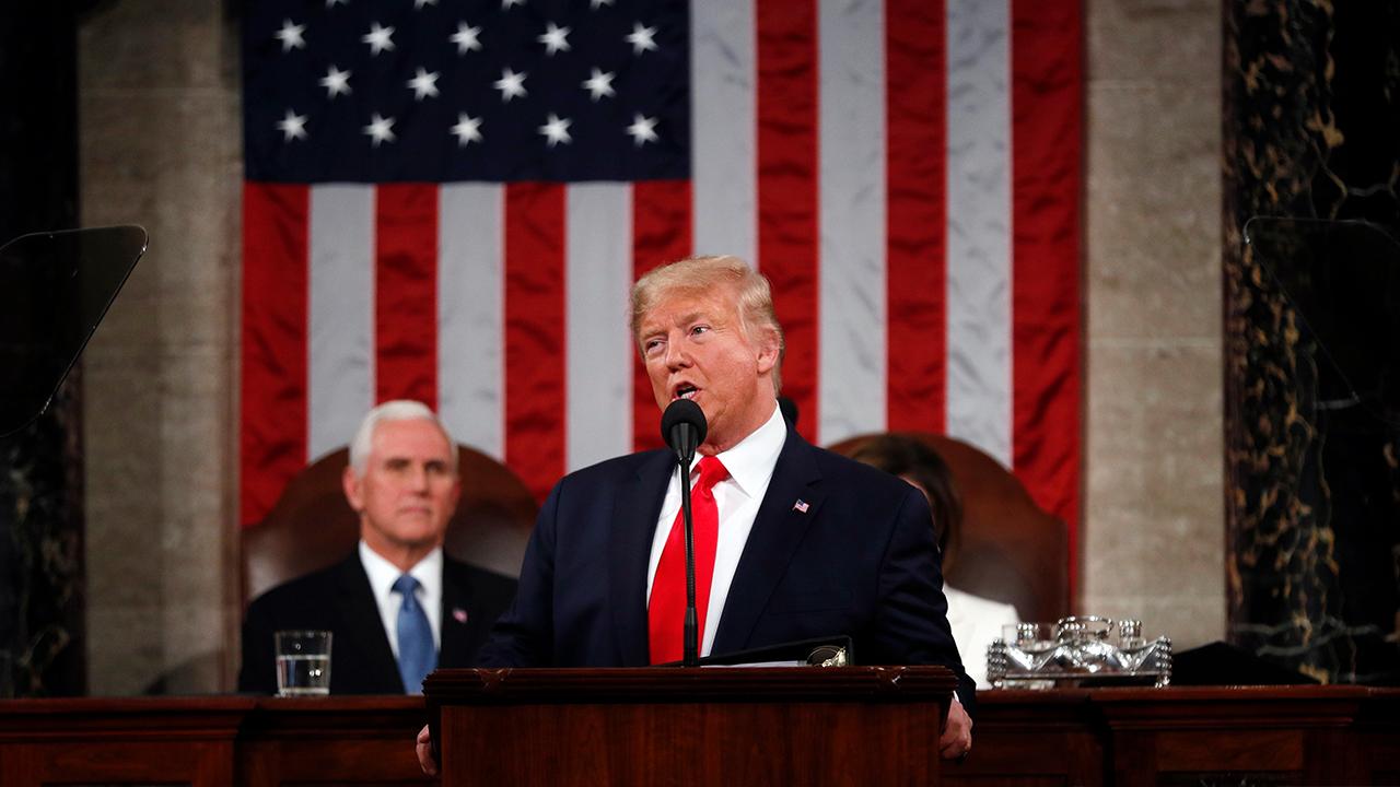 President Trump discusses improving infrastructure and internet access in the U.S. while delivering his 2020 State of the Union. 
