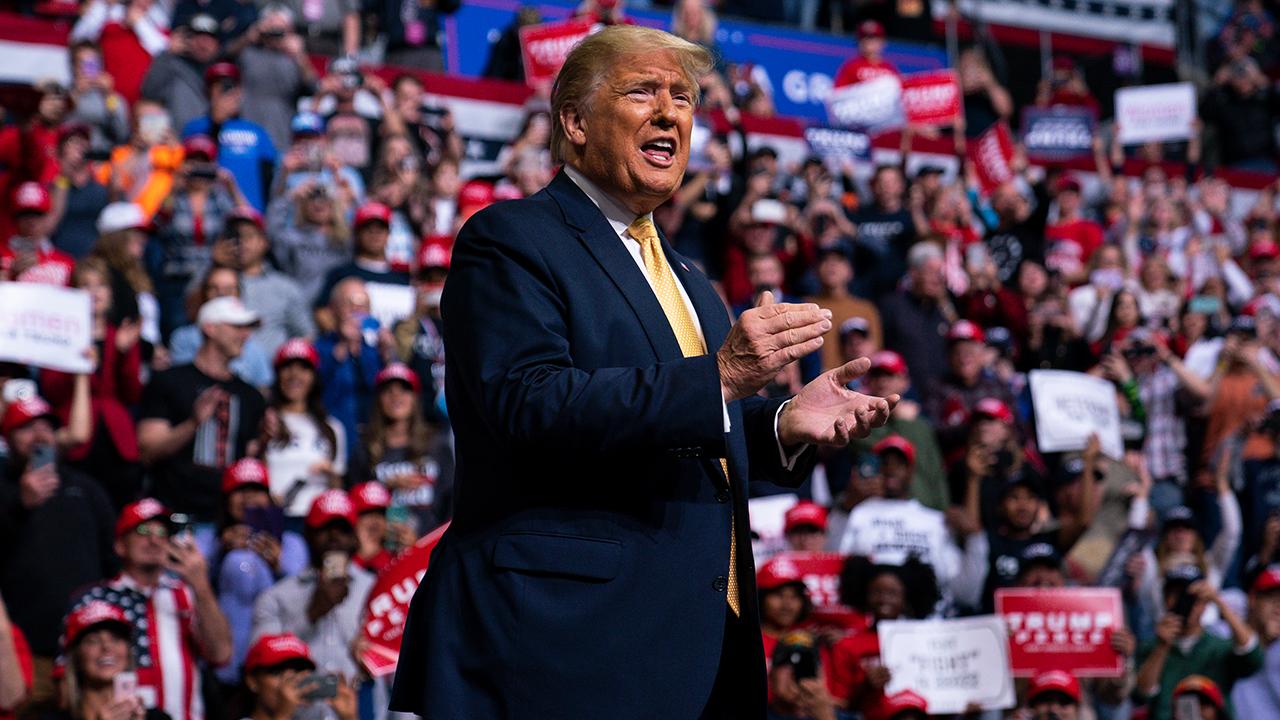 President Trump discusses U.S. energy and windmills while speaking at a ‘Keep America Great’ rally in Colorado Springs, Colorado. 