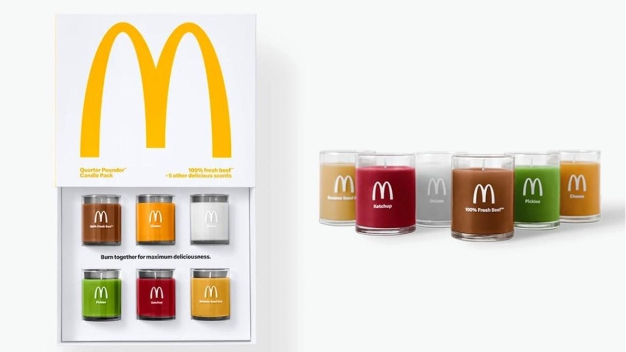 FOX Business correspondent Mike Gunzelman discusses the new line of scented candles being offered by McDonald’s that, when combined, create the scent of its Quarter Pounder burger. 