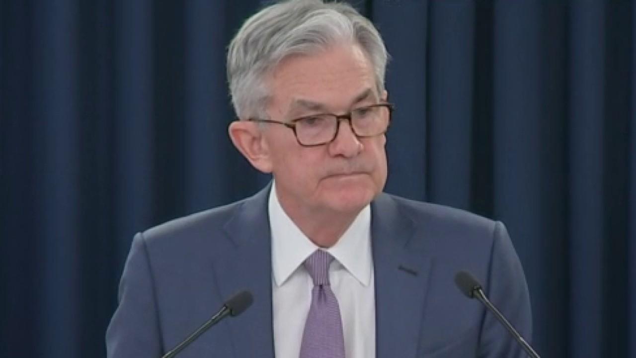 Federal Reserve Chairman Jerome Powell discusses how the coronavirus becoming a risk to the U.S. economy stimulated a rate cut.<br>