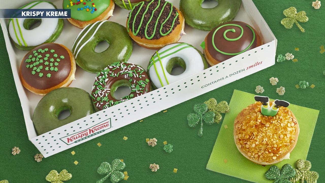 Fox Business Briefs: Krispy Kreme plans to debut 'greenified' versions of the chain's donuts for St. Patrick's Day at participating locations; Disney World officials release action plan if a visitor is thought to have the virus.