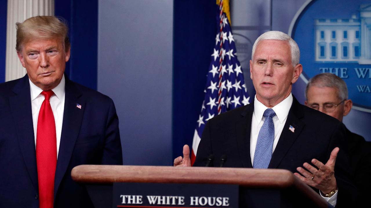 Vice President Mike Pence says the U.S. has done more coronavirus tests in the last eight days than in the past two months due to the strong partnerships formed between the private and public sectors. 