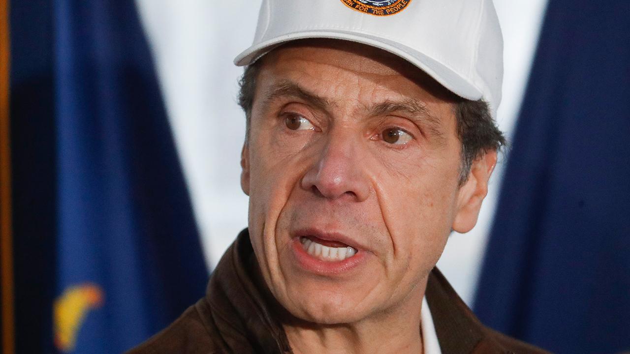 New York Governor Andrew Cuomo gives details on ventilators while delivering an update on the coronavirus outbreak. 
