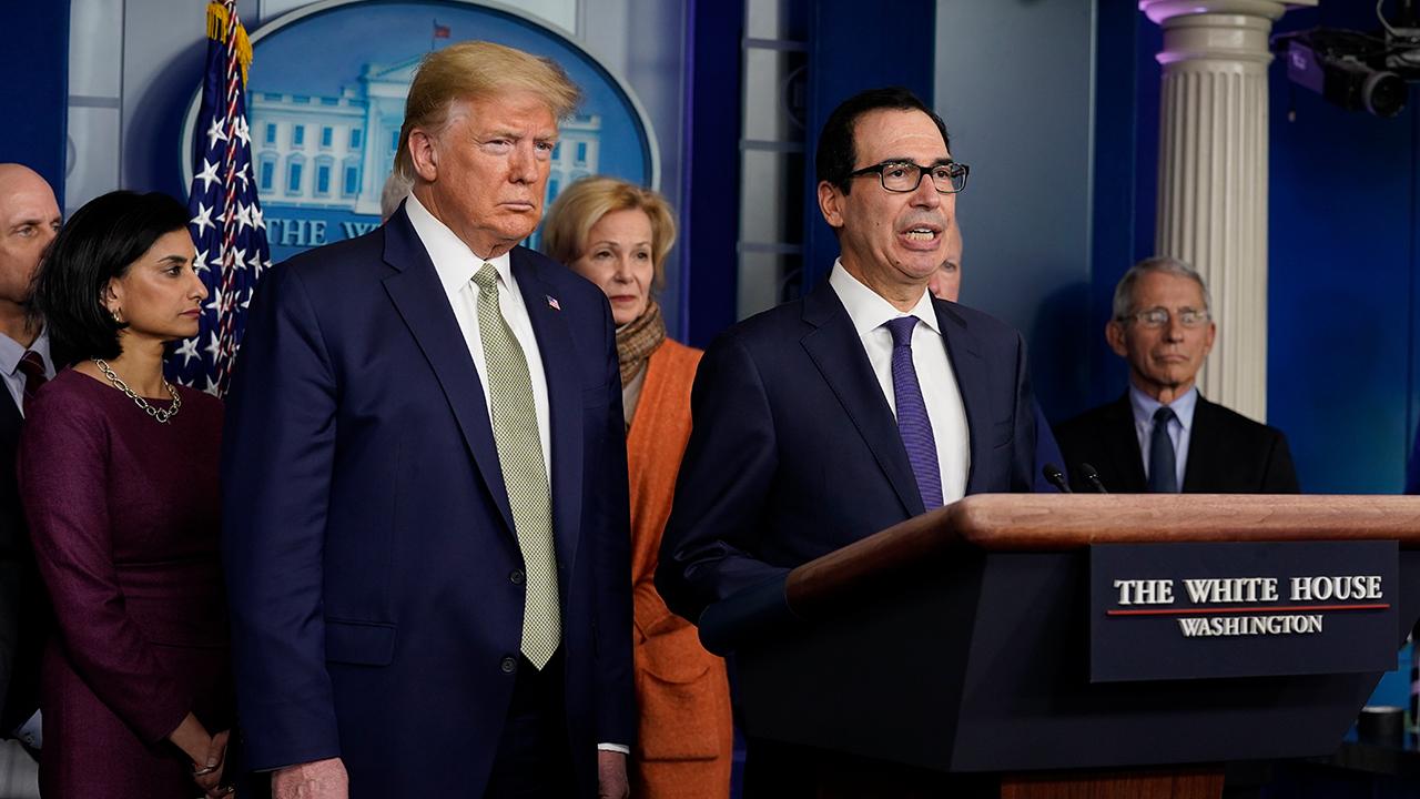 Treasury Secretary Steven Mnuchin argues providing liquidity for companies is a top priority and there is massive bipartisan support for this economy.  
