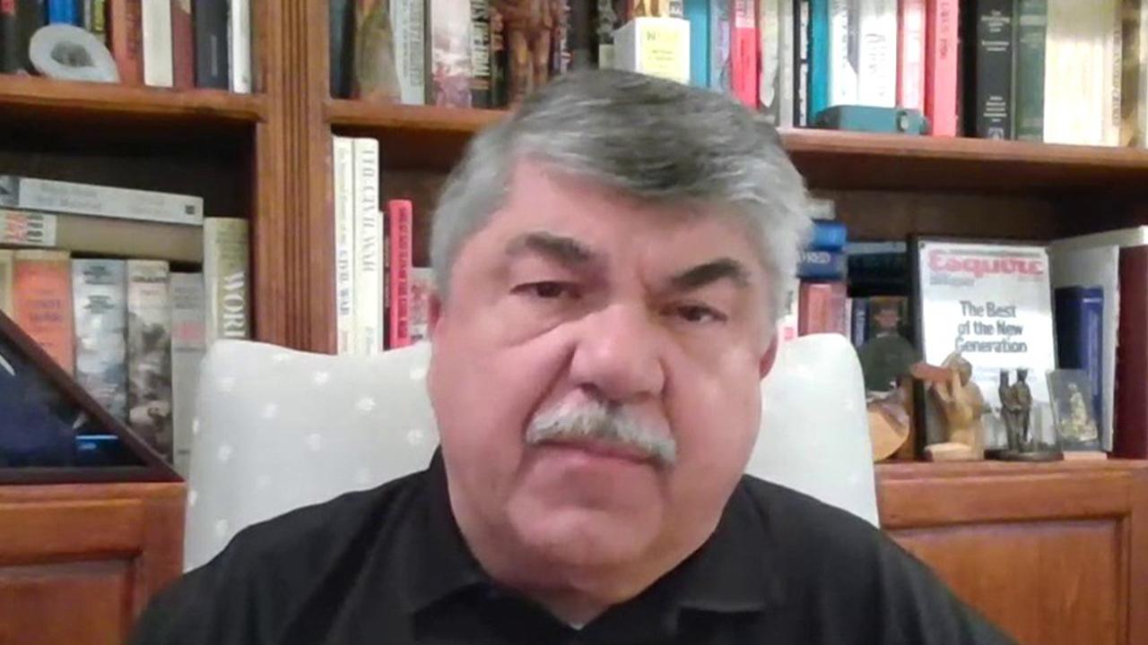 AFL-CIO President Richard Trumka argues the coronavirus stimulus package doesn't do enough for frontline health care workers and U.S. pensions. 