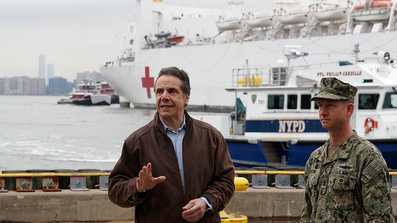 New York Gov. Andrew Cuomo discusses how New York is faring during the coronavirus outbreak. 