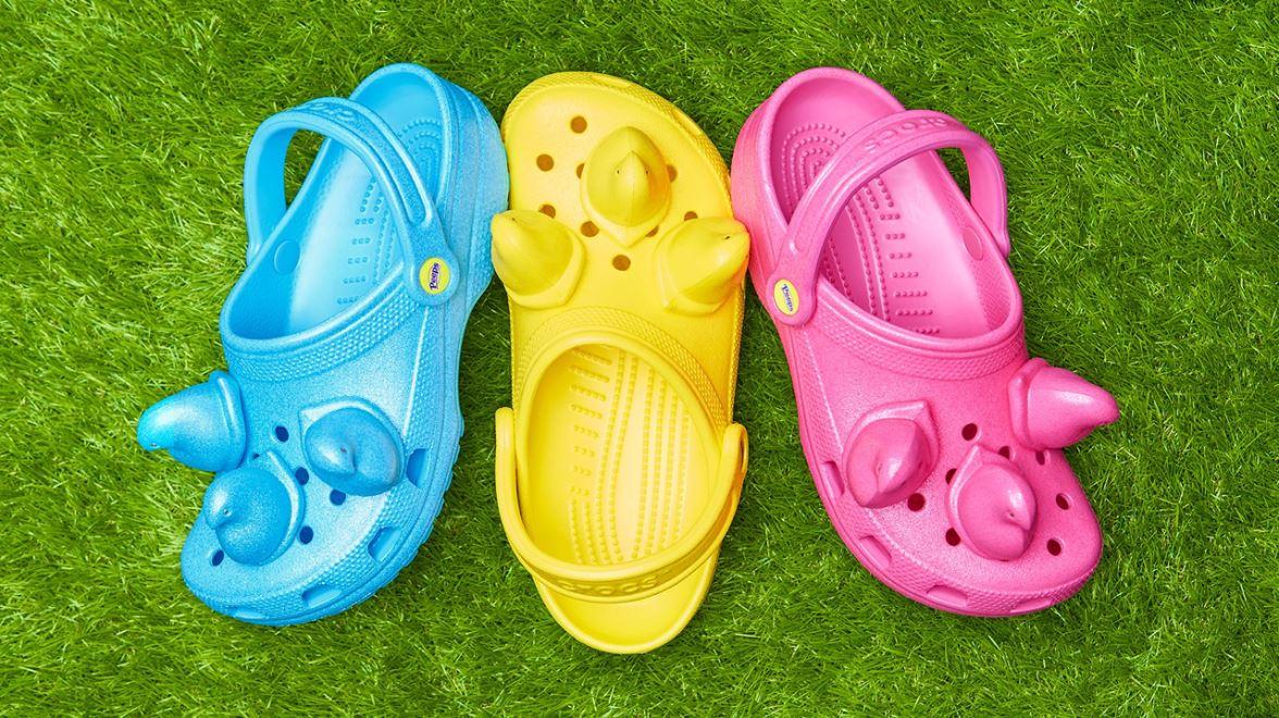 Crocs has created a Peeps inspired shoe. FOX Business’ Cheryl Casone with more. 