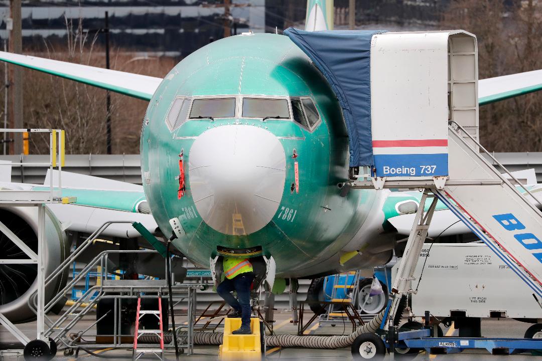 Boeing CEO David Calhoun says it remains on schedule to certify the 737 Max. 