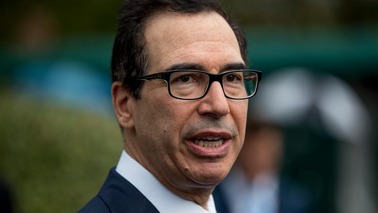 Treasury Secretary Steven Mnuchin says payments to small businesses and loan guarantees may be included in a coronavirus stimulus package. 