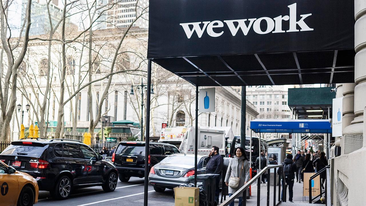 FOX Business' Charlie Gasparino discusses major investors who are saying a virus-related recession could crush WeWork's finances. 