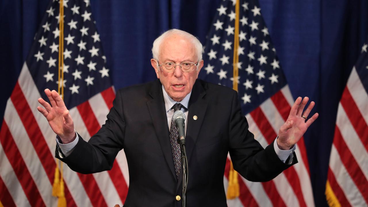 FOX Business' David Asman argues Sen. Bernie Sanders, I-Vt., stunned people in his press conference by not dropping out of the 2020 Democratic presidential election. 