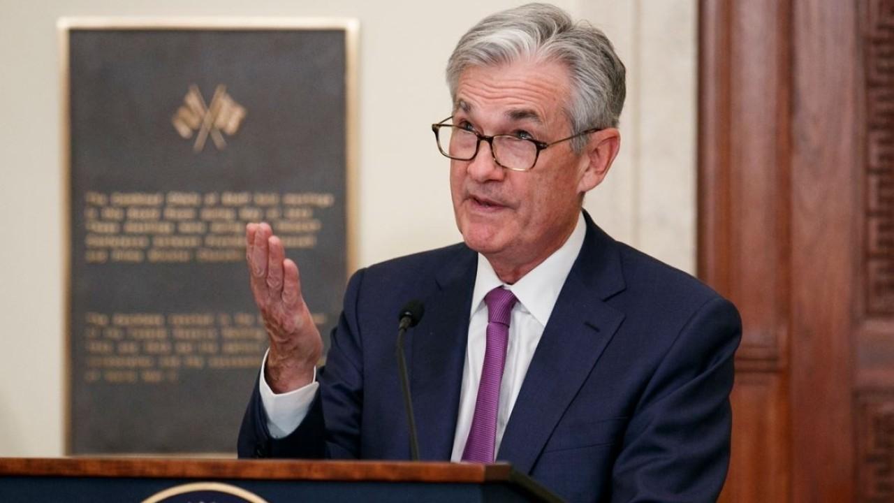 President Trump commends Federal Reserve Chairman Jerome Powell for his actions during the coronavirus outbreak.