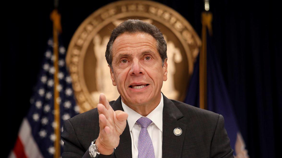 New York Gov. Andrew Cuomo, (D), gives a press conference on the spread of coronavirus in his state and the recall of state university students studying in at-risk regions of the world. 