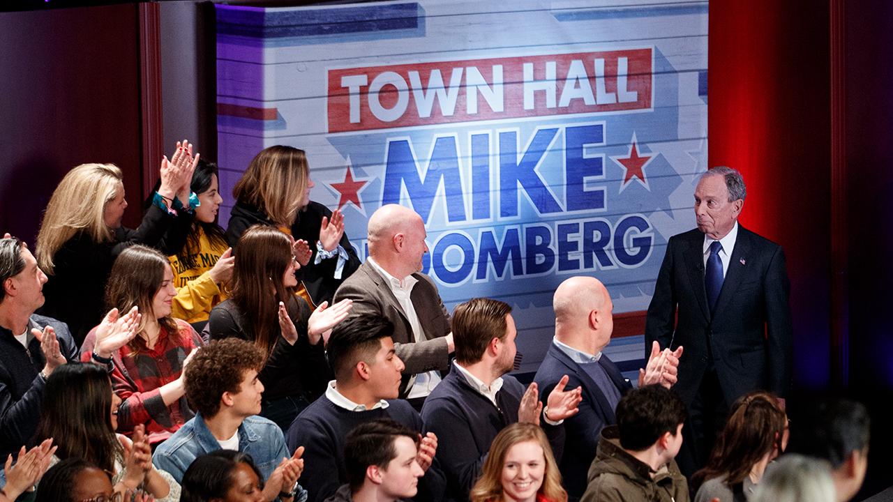 Presidential candidate and former New York City Mayor Mike Bloomberg discusses Amazon and how the retail industry is changing with new companies like The RealReal and Rent The Runway during a Fox News Town Hall.