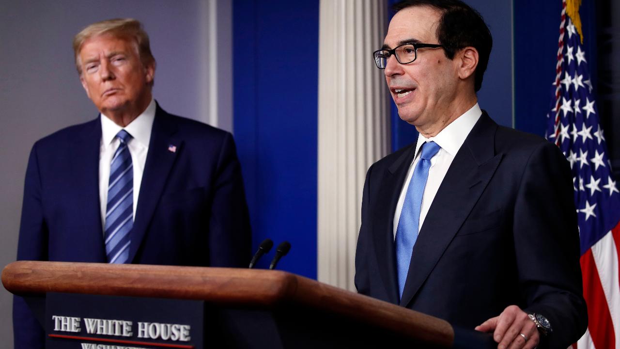 President Trump and Treasury Secretary Steven Mnuchin discuss the details of the new Paycheck Protection Program funding deal.