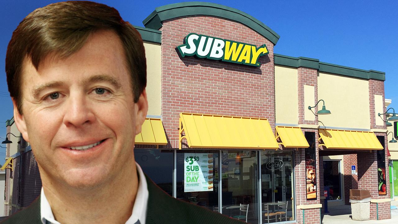 Subway Restaurants CEO John Chidsey says 90% of franchisees have applied for small business loans and its economic model is strong enough to survive the coronavirus. 