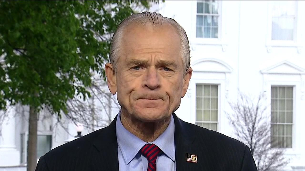 White House trade adviser Peter Navarro says China's hoarding of personal protective equipment is the reason New York City and other hot spots around the world didn't have enough medical supplies during the coronavirus pandemic. 
