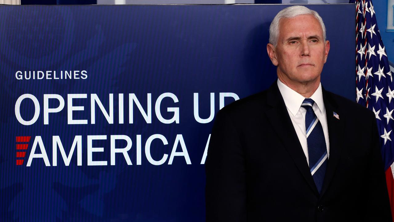 Vice President Mike Pence says the guidelines for reopening states are based on up-to-date data, preparedness and phase guidelines. 
