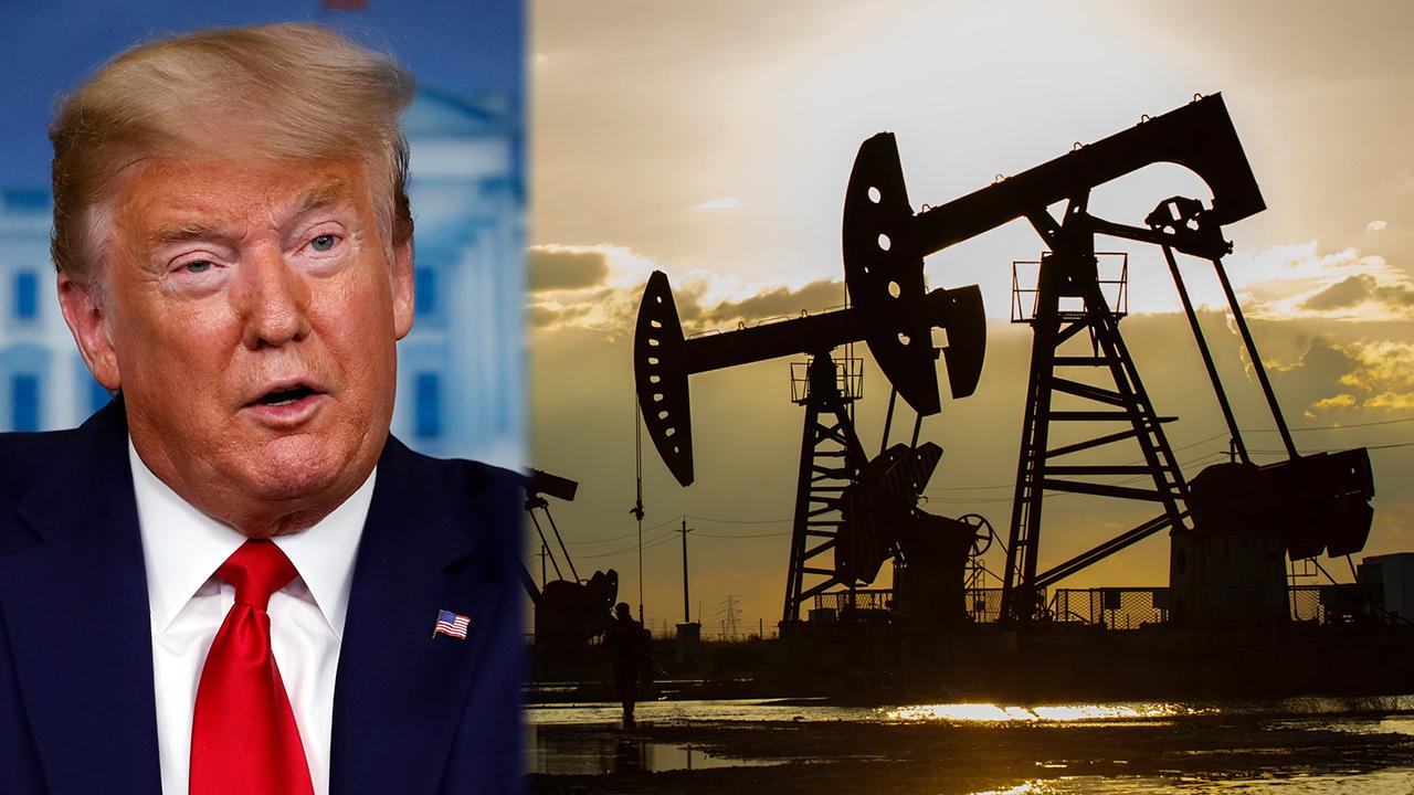 Trump discusses the upcoming OPEC meeting, the oil price war between Russia and Saudi Arabia, and whether the U.S. will cut back on oil production.