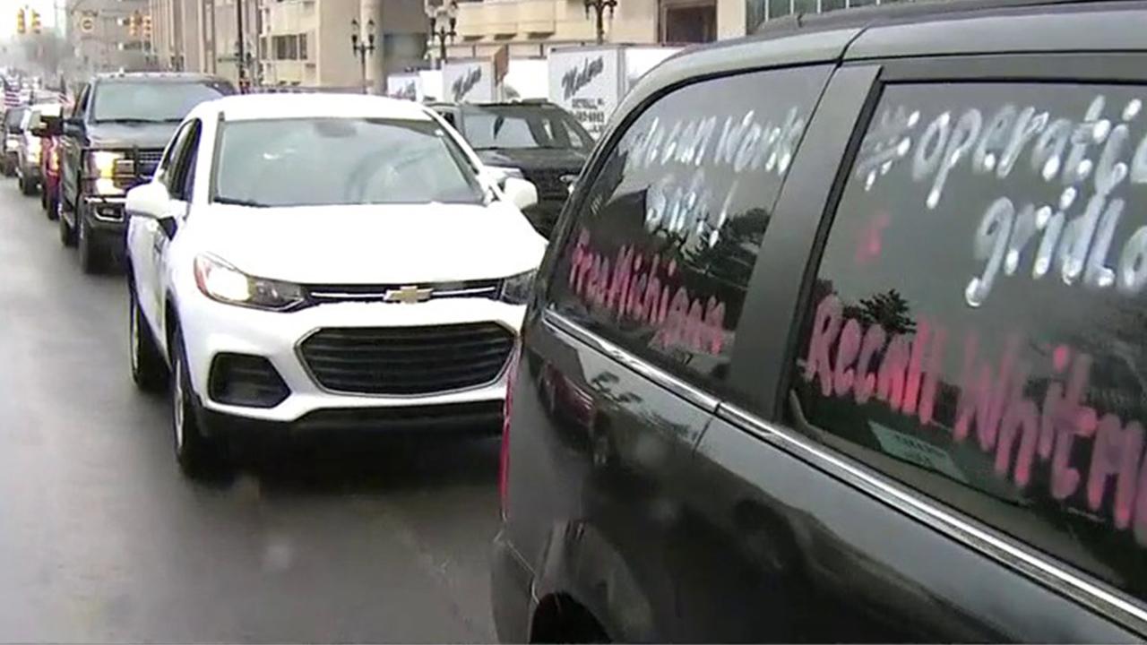 Some Michigan residents say the state stay-at-home order goes too far and are hitting the streets to protest from their cars. FOX Business’ Grady Trimble with more.