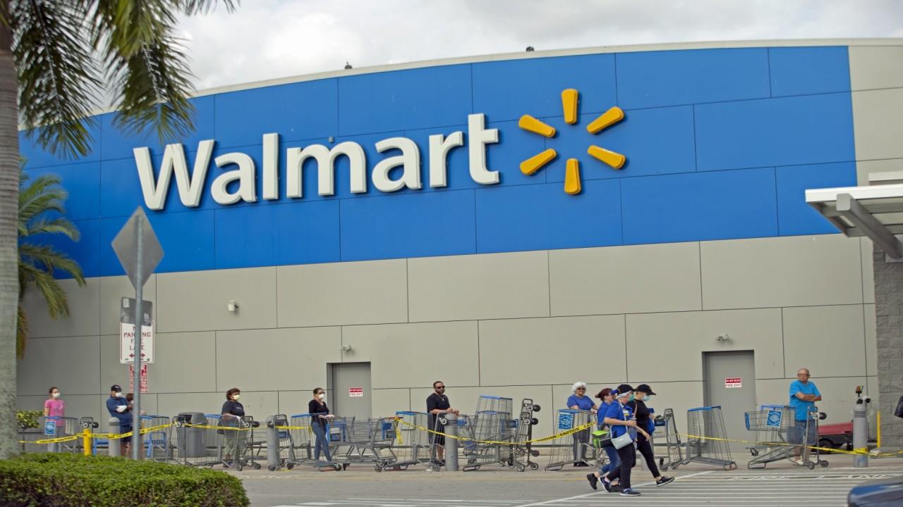 Walmart is changing the way customers shop to adhere to social distancing policies and keep shoppers safe. FOX Business' Jeff Flock with more.