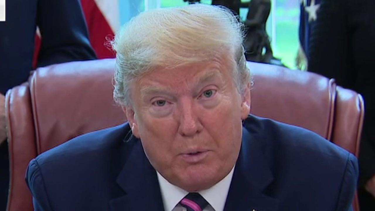 President Trump discusses the importance of oil in America and how financial institutions should not discriminate against investing in energy companies during coronavirus.