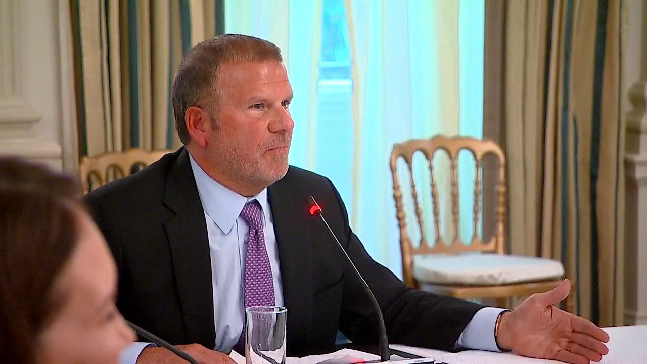 Landry's CEO and Houston Rockets owner Tilman Fertitta says while bringing the Paycheck Protection Program through the Small Business Administration was 'an unbelievable idea,' he explains how he couldn't take advantage of the program because he's a billionaire. 