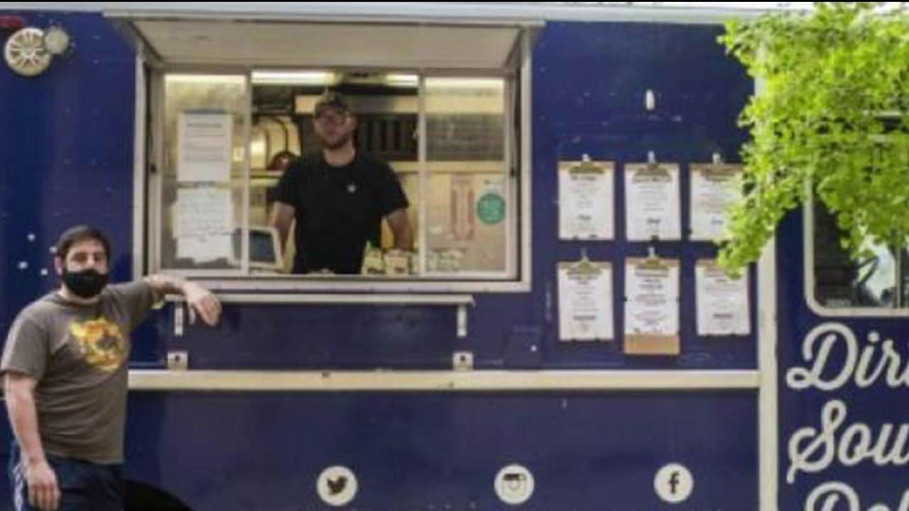 'Dirty South Deli' food truck owner Jason Tipton says they turned to the suburbs for business once coronavirus lockdown orders came down with the assumption people working from home would want something different to eat.