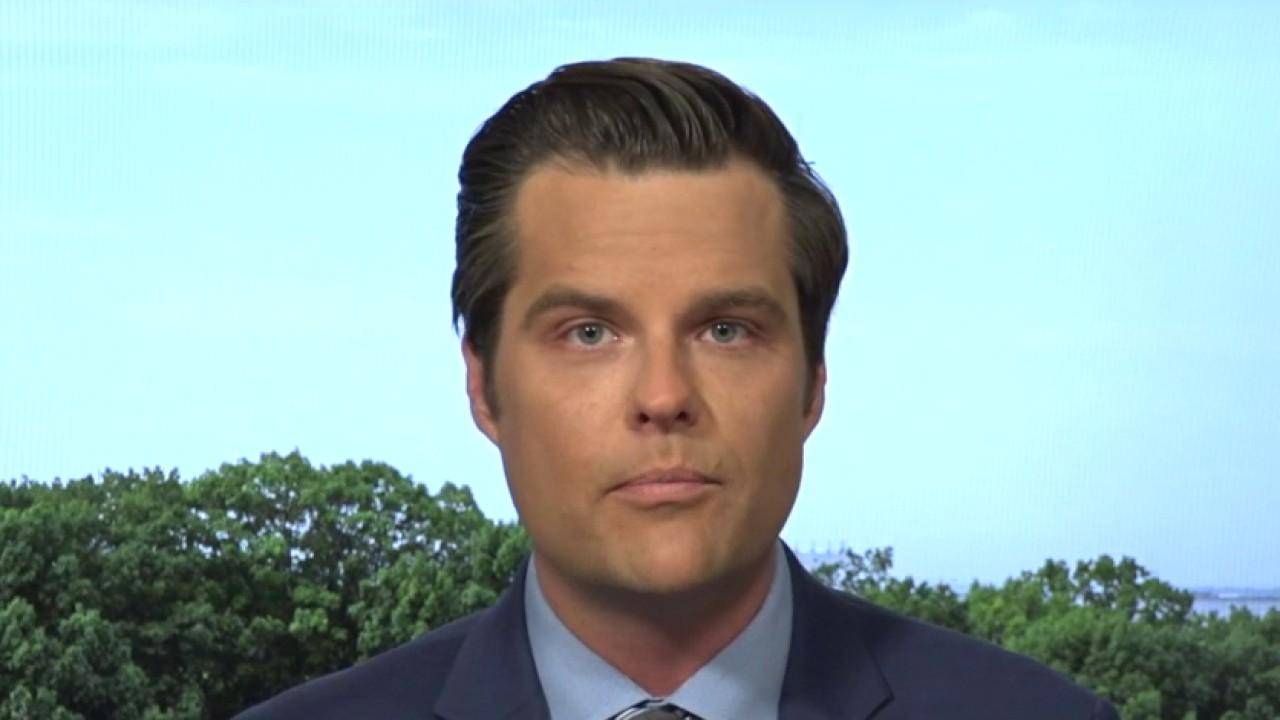 Rep. Matt Gaetz, R-Fla., argues prosecutions need to be seen through to ensure those who allegedly framed former National Security Adviser Michael Flynn are never able to do so to anyone else in the future. 