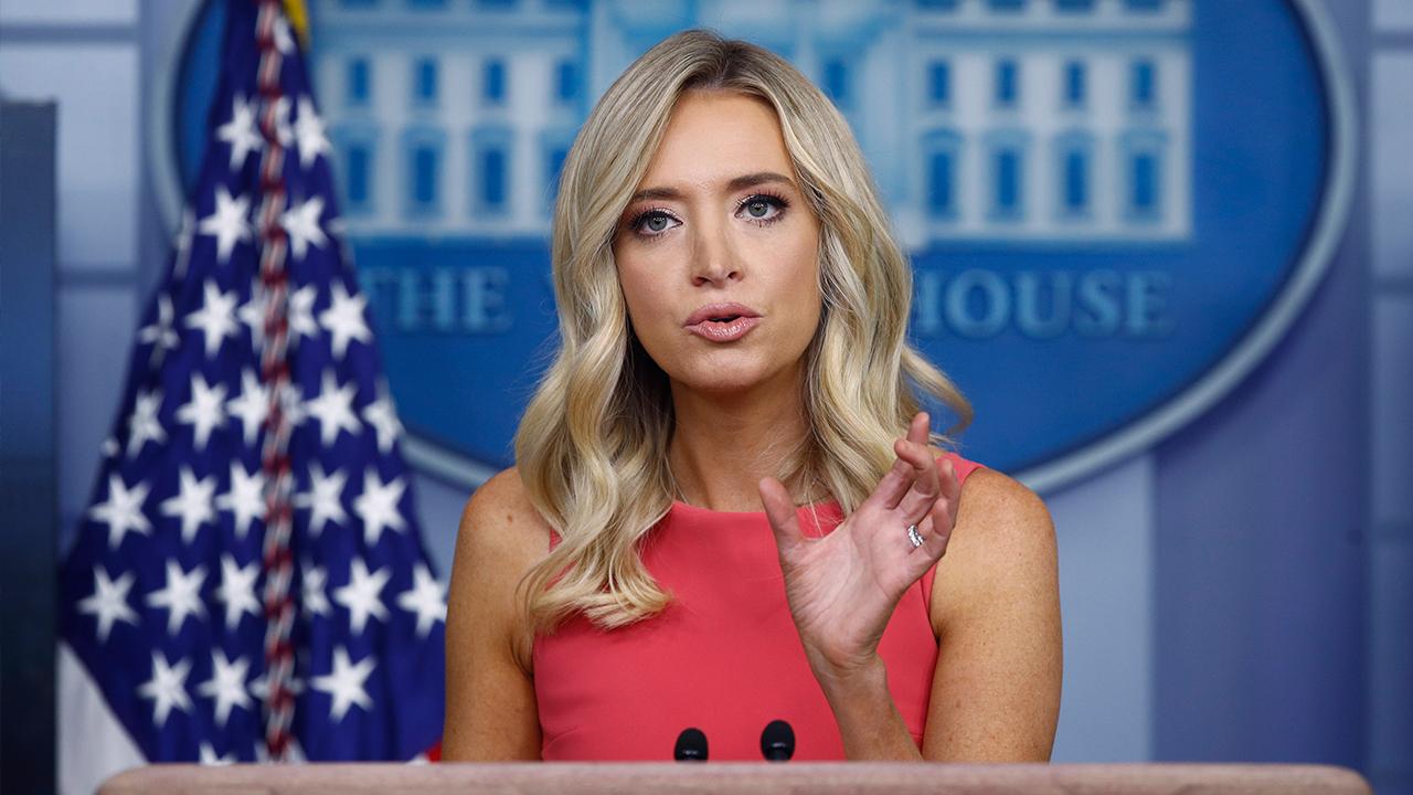 White House Press Secretary Kayleigh McEnany credits President Trump for the current market rally. 
