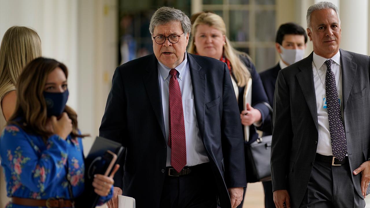 Attorney General William Barr says he’s worried about censorship and fraud ahead of the November presidential election. 