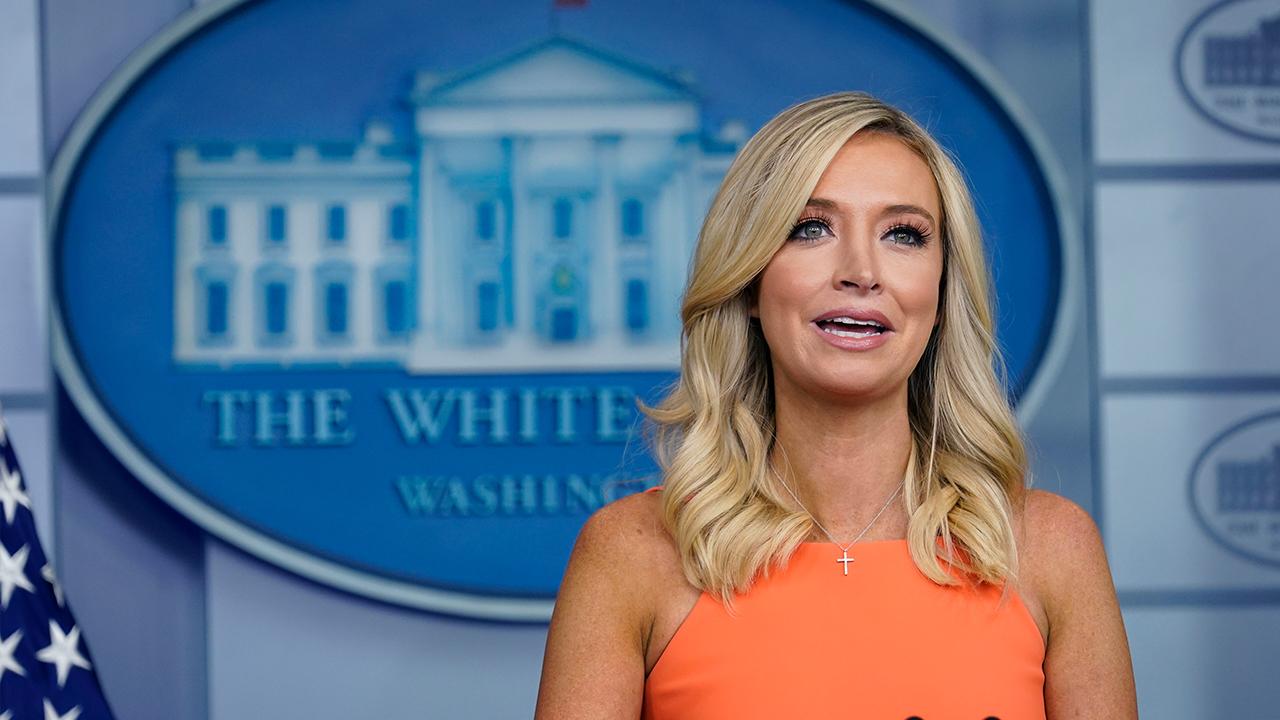 White House Press Secretary Kayleigh McEnany says Democrats should come to the table and negotiate an infrastructure and stimulus plan. 