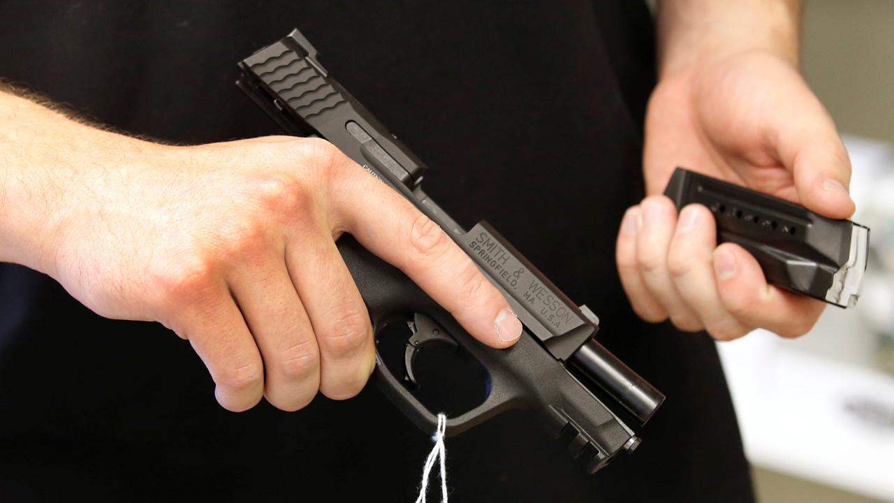 Gun sales are surging with 1.7 million firearms sold in May. FOX Business’ Ashley Webster with more.