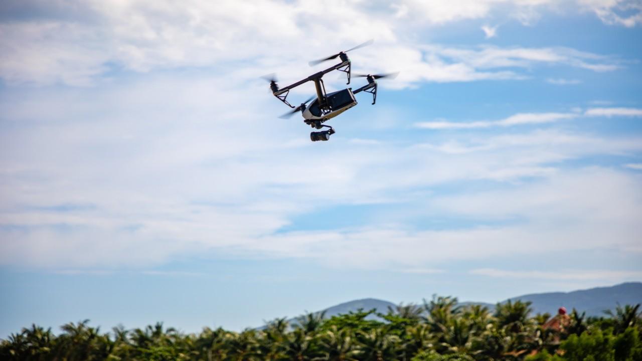 Flymotion CEO and co-founder Ryan English discusses enforcing drone technology in Daytona Beach, Florida to manage coronavirus spread among residents.