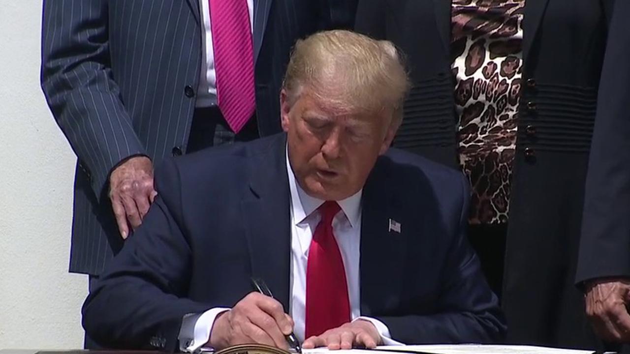 President Trump signs a bill that makes improvements to the Payroll Protection Program.  