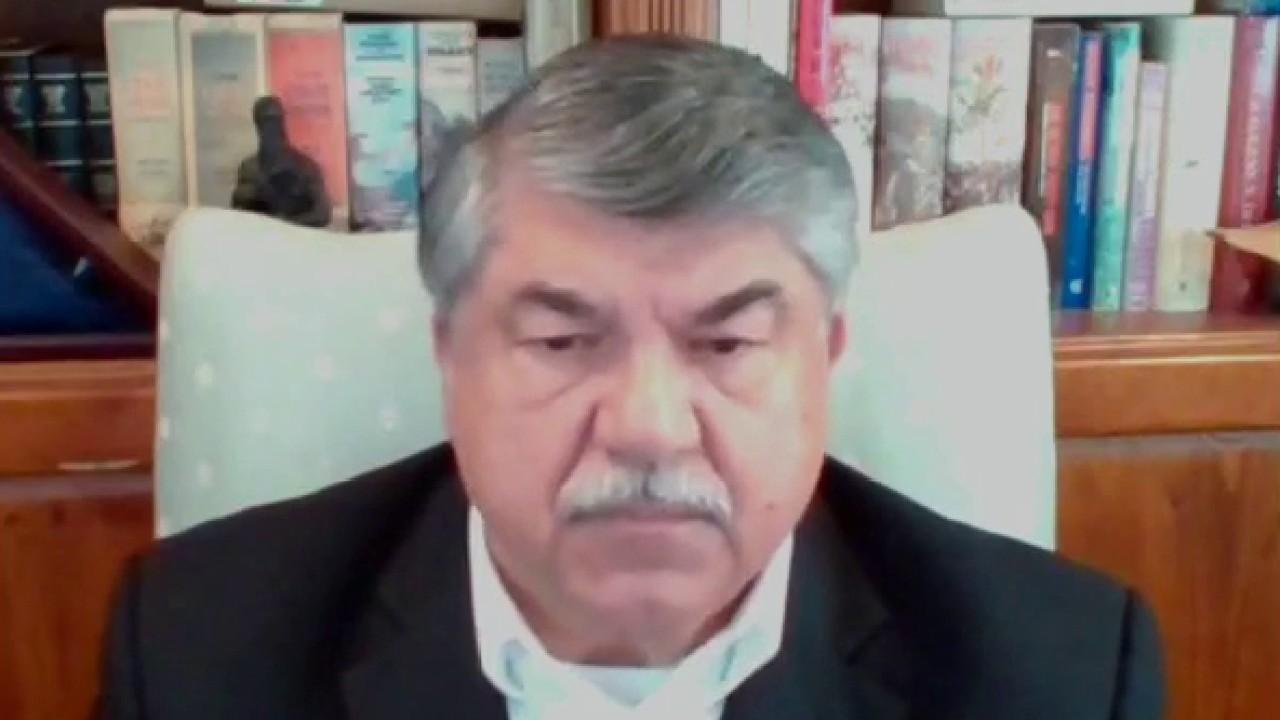 AFL-CIO President Richard Trumka on Facebook's censorship of speech about unionizing, saying Zuckerberg owes an apology and discusses business relations with China.
