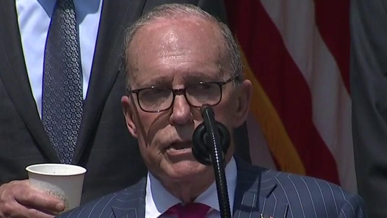National Economic Council Director Larry Kudlow addresses May jobs report gains and predicts future economic growth.