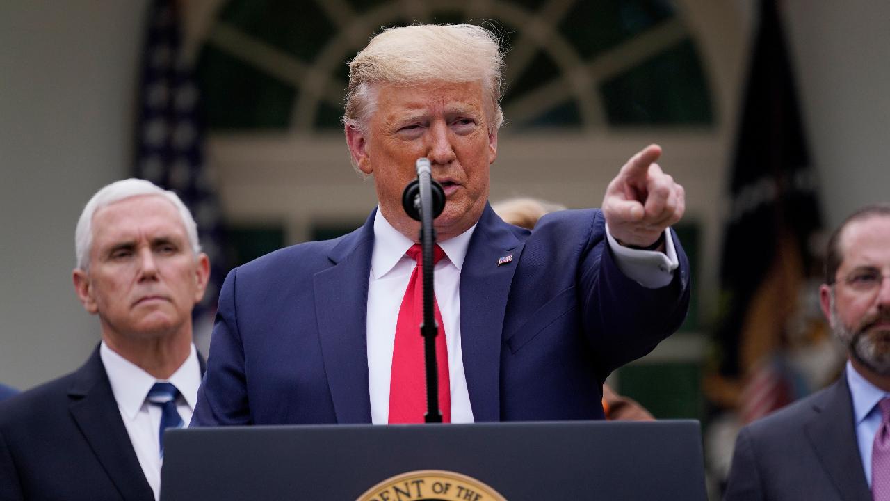 President Trump discusses the importance of funding police departments, the presumptive Democratic nominee Joe Biden's lack of leadership, coronavirus, the Supreme Court's decision on his tax returns and his second-term agenda. 